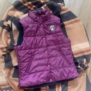 American Eagle Outfitters Purple Puffer Vest